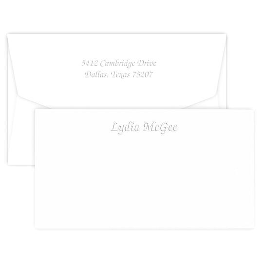 Triple Thick Embossed Mayfair Wide Cards